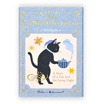 NB CO | Pegatinas en Cajita Ressa Cat Who Stays Up Late