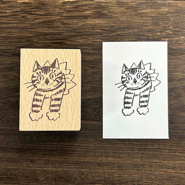 Arte CO | Sello Cat Jumping Out of Paper