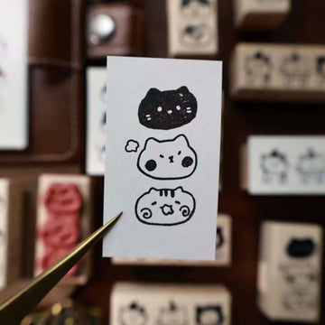 YiEr | Sello Round Head Kittens