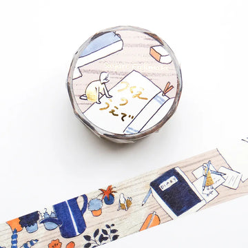 Cozyca | Sayuri Fujimaki Washi Tape On Top Of The Desk