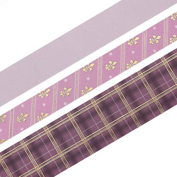 BGM | Set de Washi Tapes School Colors Mauve Pink