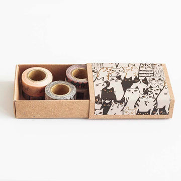 Seal-do | Caja de mini Washi Tapes Cats