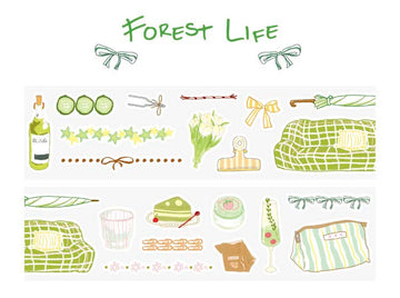 Card Lover | Pegatinas en Rollo Seine Breeze Forest Life