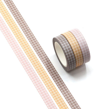 MZW | Set de Washi Tapes PMS Grid Terra