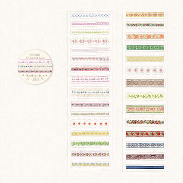 Mo Card | Pegatinas en Rollo Sewing Book Broken Cloth Lace