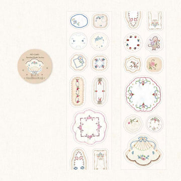 Mo Card | Pegatinas en Rollo Sewing Book Girls Hanskerchief