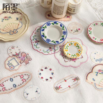Mo Card | Pegatinas en Rollo Sewing Book Girls Hanskerchief