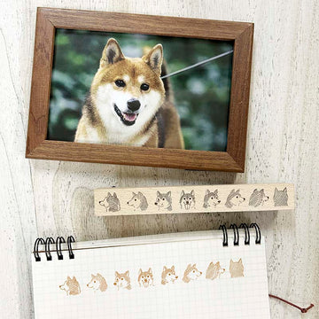 Arte CO | Sello Shiba Inu in a Row
