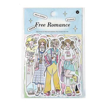 Infeel.me | Pegatinas Shinny Girls Free Romance