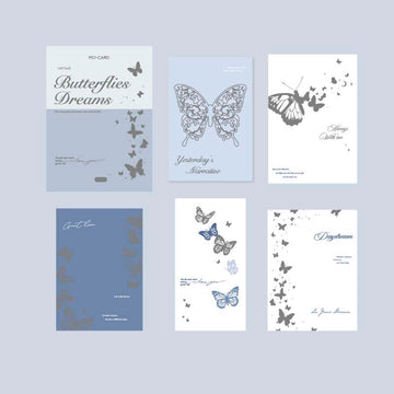 Mo Card | Papeles Decorativos Silent Mystery Butterfly Dream