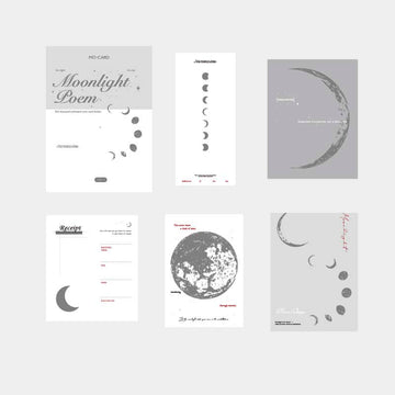 Mo Card | Papeles Decorativos Silent Mystery Moonlight Poetry