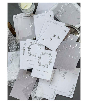 Mo Card | Papeles Decorativos Silent Mystery Moonlight Poetry