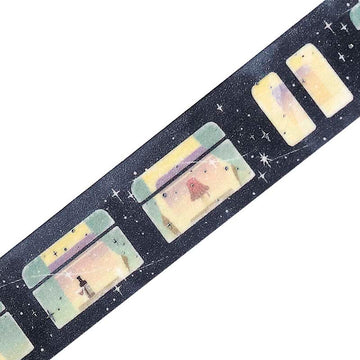 BGM | Foil Sleeping Train Washi Tape