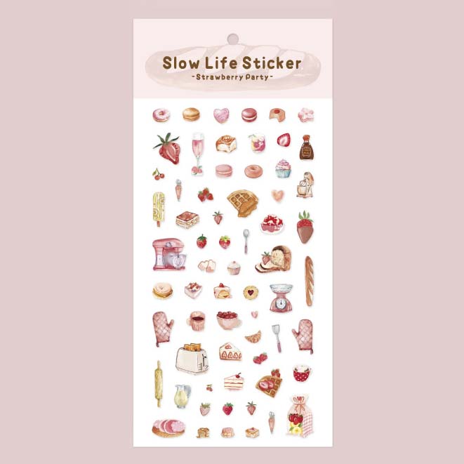 Twilight | Pegatinas Slow Life Strawberry Party