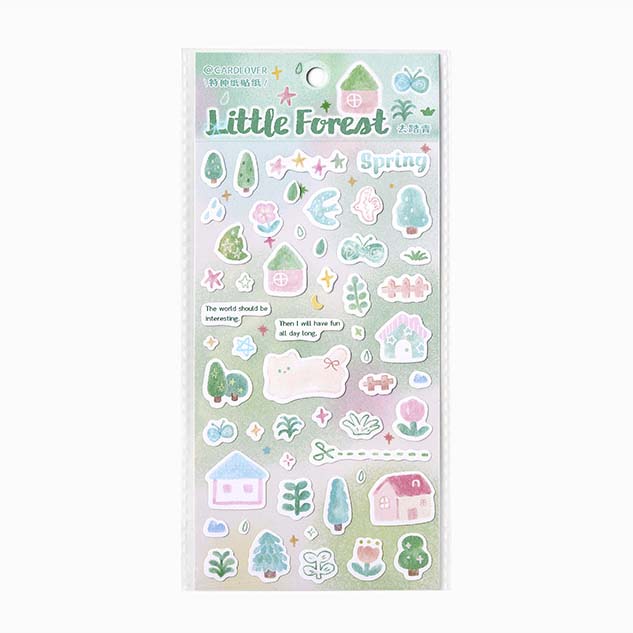 Card Lover | Pegatinas Soft Dream Song Little Forest
