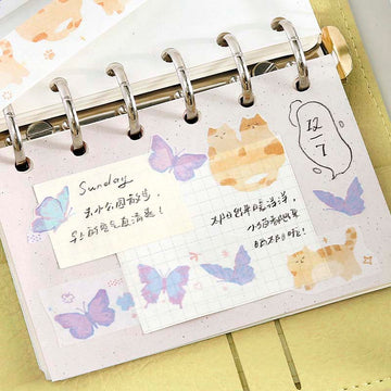 Note For | Spring Time Ballad Washi Tape Butterfly Waltz
