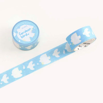 Note For | Spring Time Ballad Washi Tape Cerulean Bird