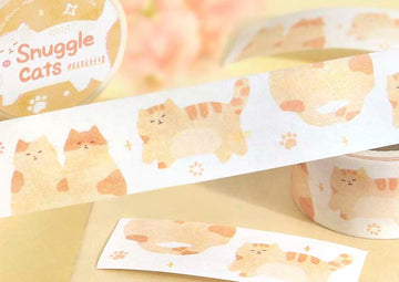 Note For | Spring Time Ballad Washi Tape Snuggle Cats
