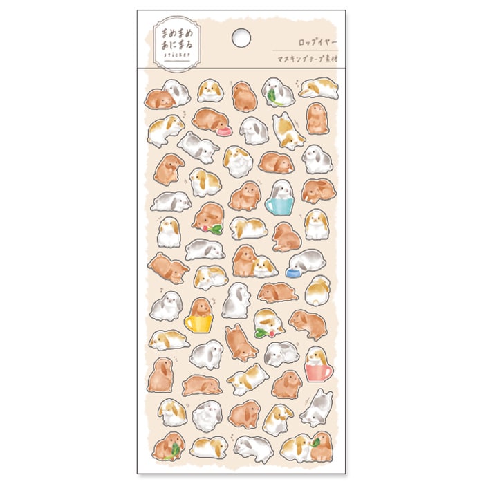 Mind Wave | Pegatinas Mame Mame Rabbit Lop Ear