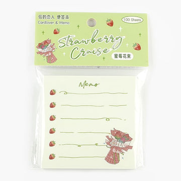 Card Lover | Bloc de Notas Strawberry Cuise Berry Bouquet