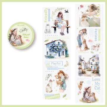 Mo Card | Street Corner Passes By PET Tape Cute Pet Times