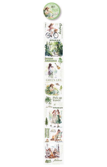 Mo Card | Street Corner Passes By PET Tape Take A Walk In The Field