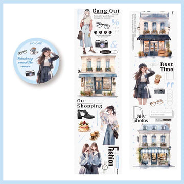 Mo Card | Street Corner Passes By PET Tape Wondering Around The Corner