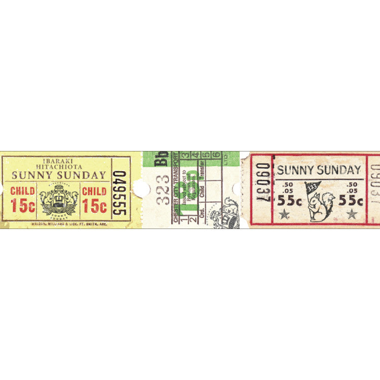 Papier Platz | Sunny Sunday Tickets Washi Tape