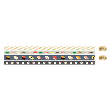 RyuRyu | Set de Washi Tapes Slim Sushi