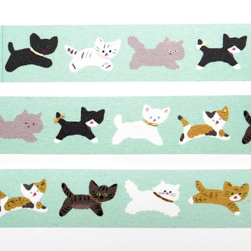 Cozyca | Tada Reiko Washi Tape Cat Walk