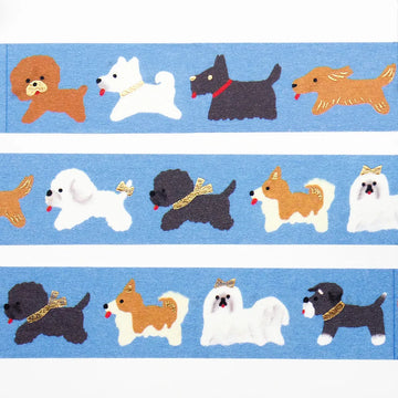 Cozyca | Tada Reiko Washi Tape Doggie Parade