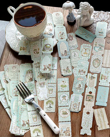 Mo Card | Pegatinas Tea Party Afternoon Whispers Of The Forest