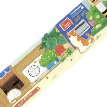 BGM | Foil The Cat's Journey Washi Tape Afternoon in a Back Alley