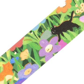 BGM | Foil The Cat's Journey Washi Tape Flowering Meadow