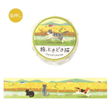 BGM | Foil The Cat's Journey Washi Tape Wheat Fields