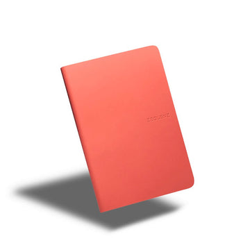 Zequenz | The Color B6 Coral Notebook (Checkered)