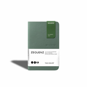 Zequenz | The Color A6 Jade Notebook (Checkered)