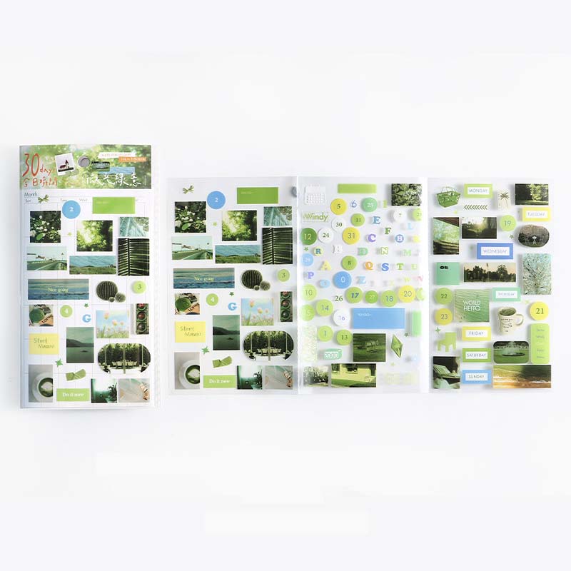 Note For | Pegatinas The Moment Of 30 Days Green