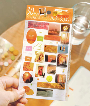 Note For | Pegatinas The Moment Of 30 Days Orange