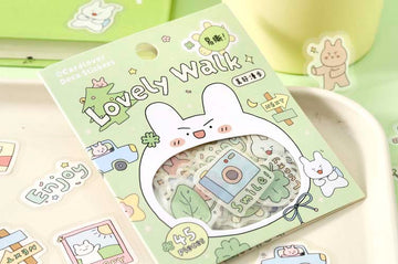 Card Lover | Pegatinas The Peppy Life Lovely Walk