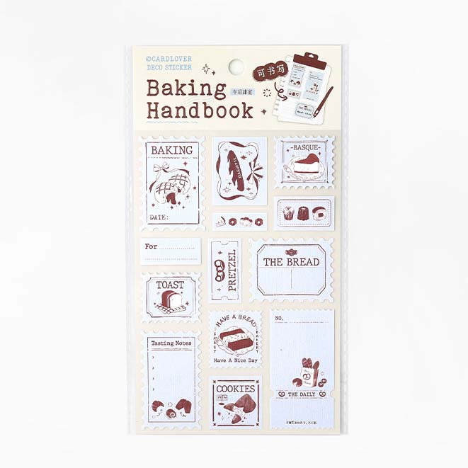 Card Lover | Pegatinas The Temperature Of Life Baking Handbook