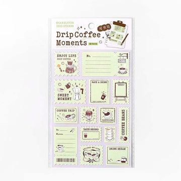 Card Lover | Pegatinas The Temperature Of Life Drip Coffee Moments