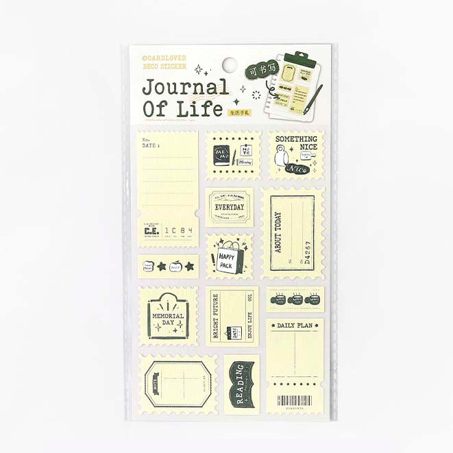 Card Lover | Pegatinas The Temperature Of Life Journal Of Life