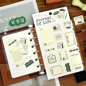 Card Lover | Pegatinas The Temperature Of Life Journal Of Life
