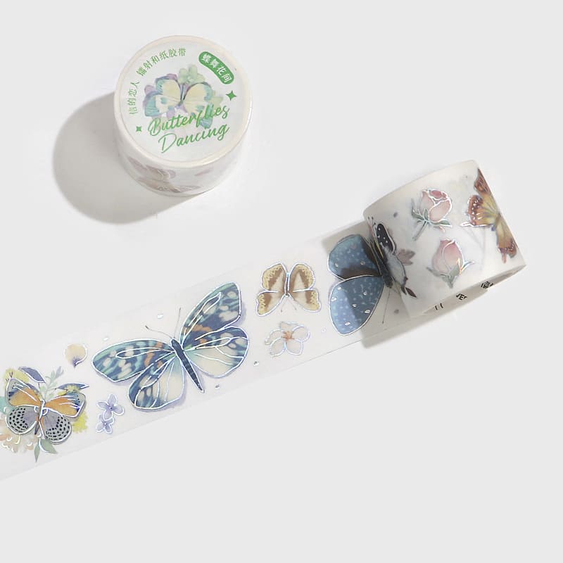 Card Lover | Time and Moonlight Washi Tape Butterflies Dancing
