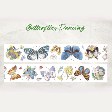 Card Lover | Time and Moonlight Washi Tape Butterflies Dancing