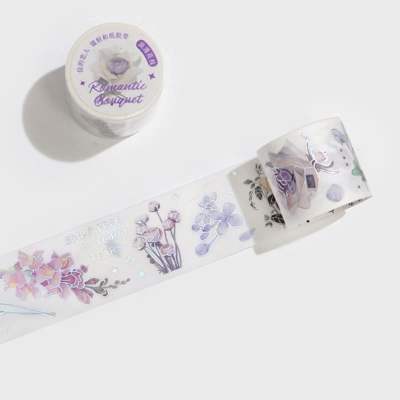 Card Lover | Time and Moonlight Washi Tape Romantic Bouquet