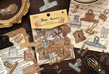 Infeel.me | Pegatinas Time Answer Brass Clips