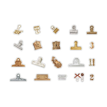 Infeel.me | Pegatinas Time Answer Brass Clips
