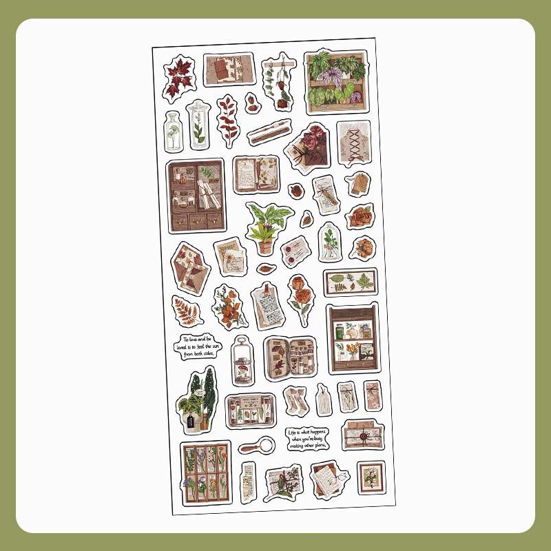 Infeel.me | Pegatinas Time Collection Green Library